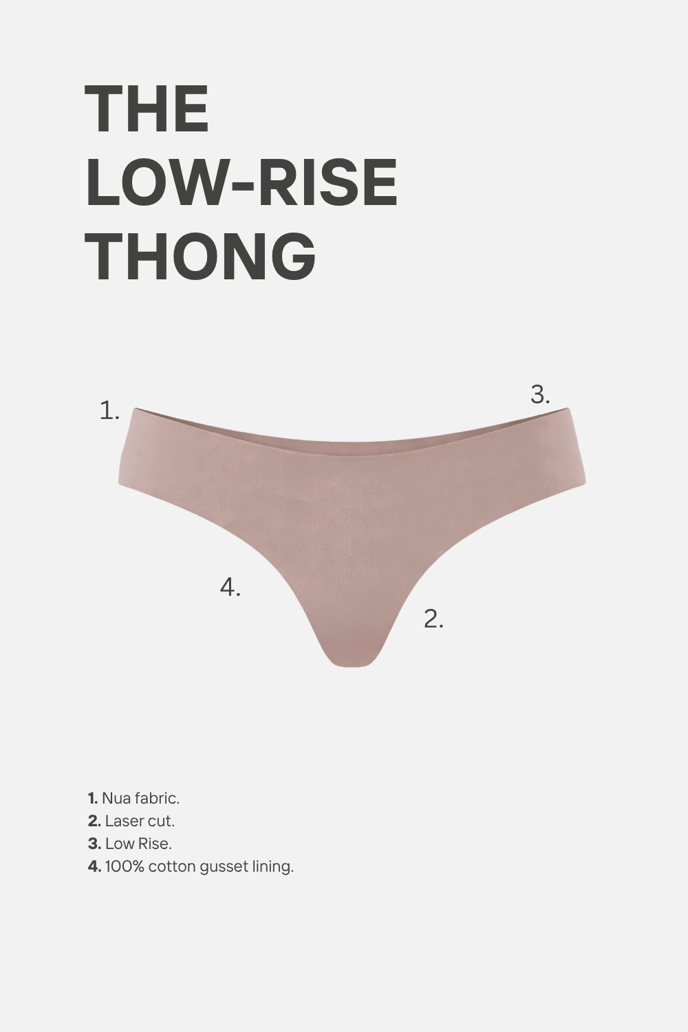 LOW-RISE THONG