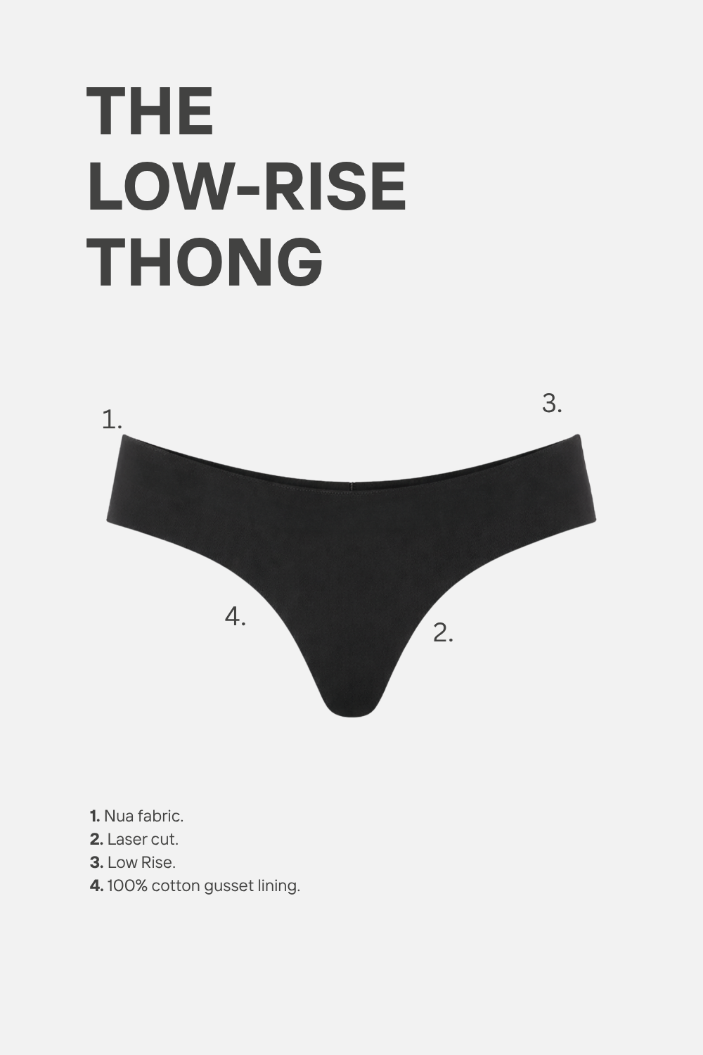 LOW-RISE THONG